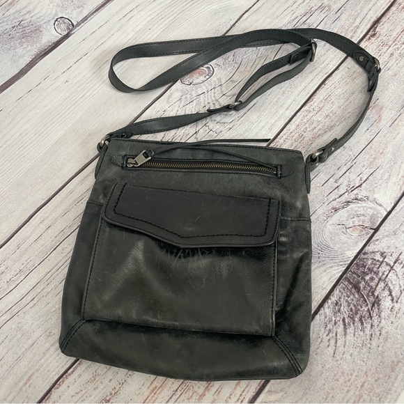 The Sak Bags The Sak Ventura Leather Slate Crossbody Bag Vintage